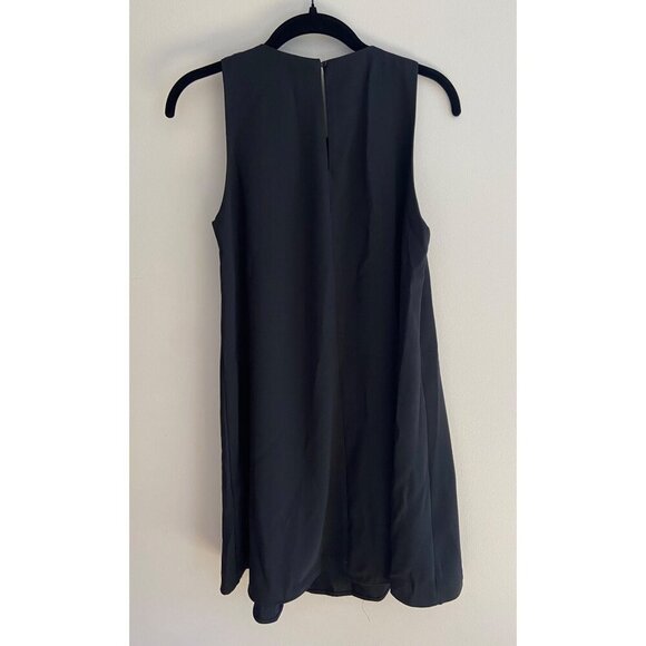 Zara NWT Minimalist Mini Sleeveless Shift Little Black Dress Size Small - Picture 7 of 10